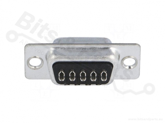 D-Sub Stekker DB9 9pins RS232 connector female